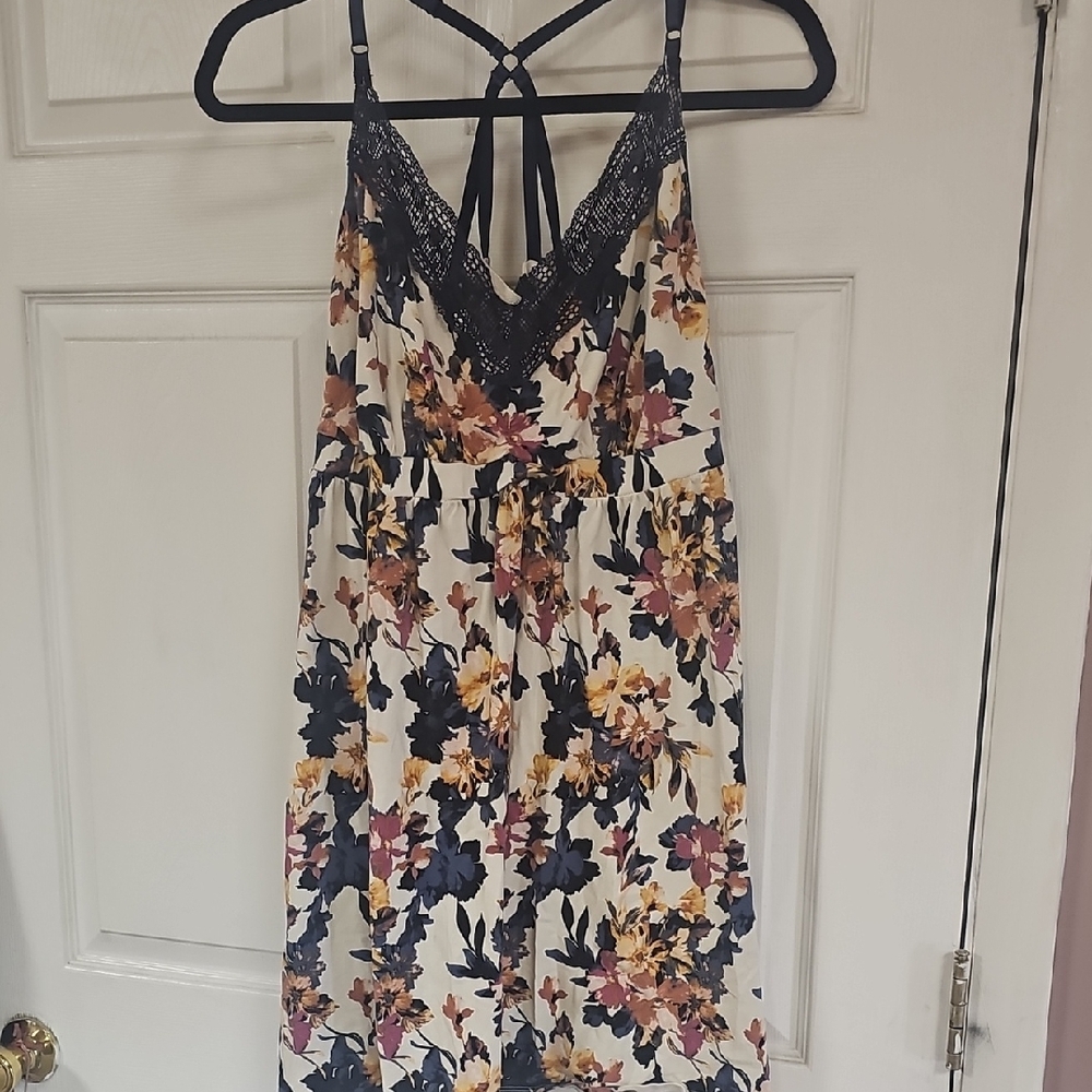 Cacique Black and White Chemise Intimates & Sleepwear